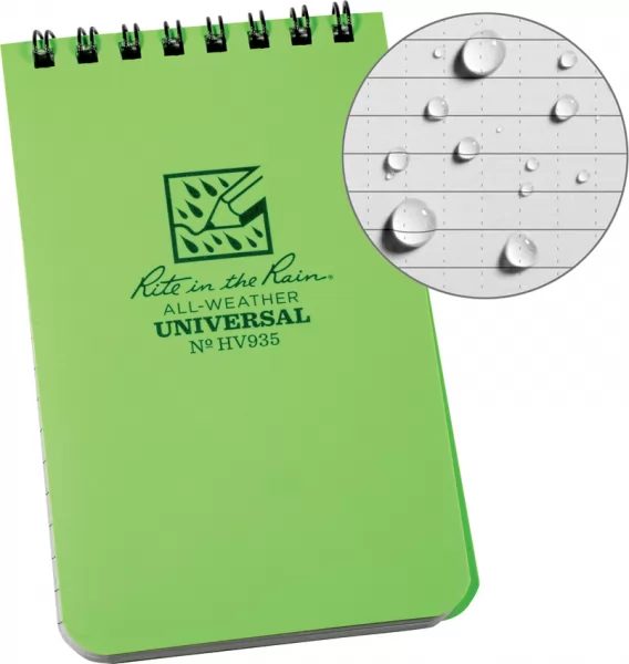 Rite in the Rain Hi-Vis Top Spiral Notebook RITRHV935