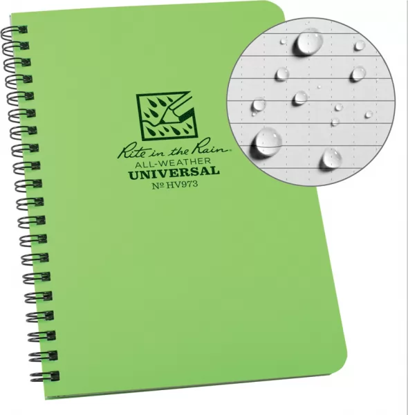 Rite in the Rain Hi-Vis Side Spiral Notebook RITRHV973