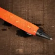 Rite in the Rain Click Action Pen Orange RITROR11
