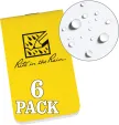 Rite in the Rain OTG Notebook Yellow- 6pk - RITROTG371
