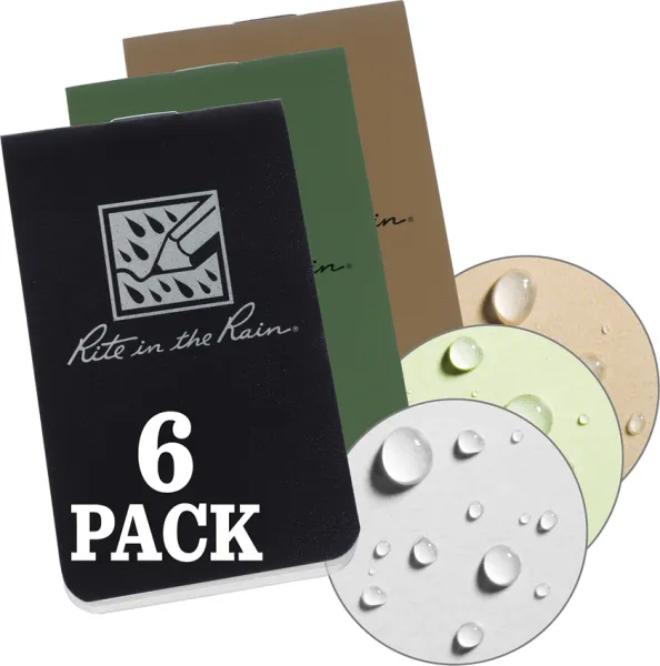 Rite in the Rain OTG Notebook Tactical- 6pk RITROTGTAC