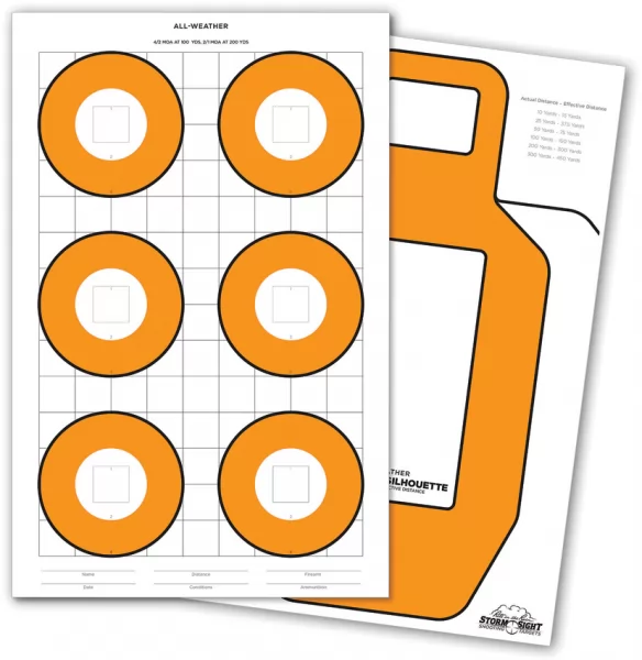 Rite in the Rain Long-Range Targets 25 pack RITRTG1117LR