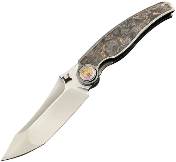 Rike Knife Hunter 1 Linerlock Rust CF RK0203