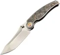 Rike Knife Hunter 1 Linerlock Rust CF - RK0203