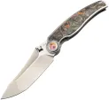 Rike Knife Hunter 1 Linerlock Rust CF - RK0205