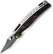 Rike Knife Hunter 1 Linerlock Rust CF RK0205