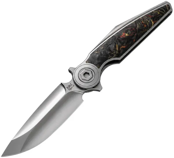 Rike Knife Viper 3 V2 Framelock Org CF RK0209