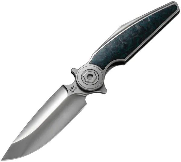 Rike Knife Viper 3 V2 Framelock Grn CF RK0210