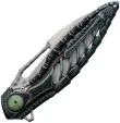 Rike Knife Thor 6 Framelock Green Ti RK112874