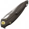 Rike Knife Framelock Black Gold RK1902SGCF