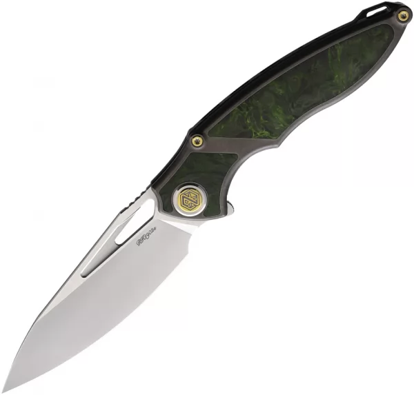 Rike Knife 1902 Framelock Green RK1902SGNCF