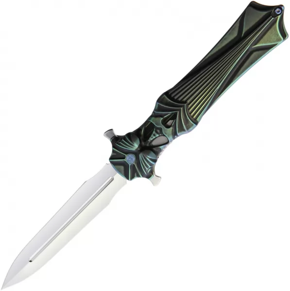 Rike Knife Amulet Linerlock Green RKAMULETBGR