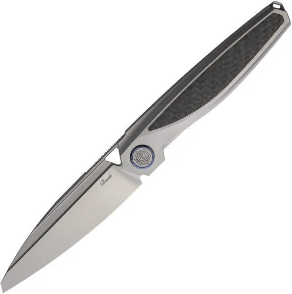 Rike Knife Baidi-S Linerlock Black CF RKBAIDISBCF
