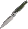 Rike Knife Baidi-S Linerlock Green CF - RKBAIDISGCF