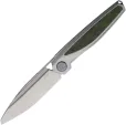 Rike Knife Baidi-T Linerlock Green CF - RKBAIDITGCF