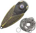 Rike Knife Cicada Button Lock Gray RKCICADADG