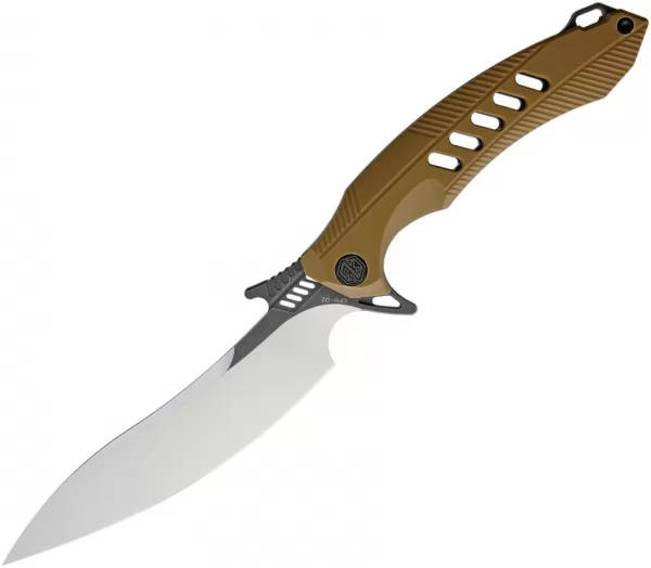 Rike Knife F1 Fixed Blade Tan Dark Gray RKF1TDG