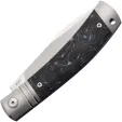Rike Knife Slip Joint Blue Carbon Fiber RKKD01BLUCF