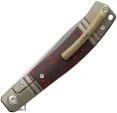 Rike Knife Framelock Bronze Red CF RKKD02BRCF