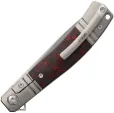 Rike Knife Framelock Gray Red CF RKKD02PRCF