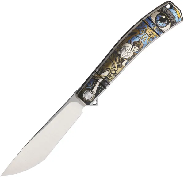 Rike Knife Framelock Engraved RKKD04E