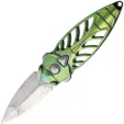 Rike Knife Mini Cicada Flipper Lock Green - RKMCICADAGR