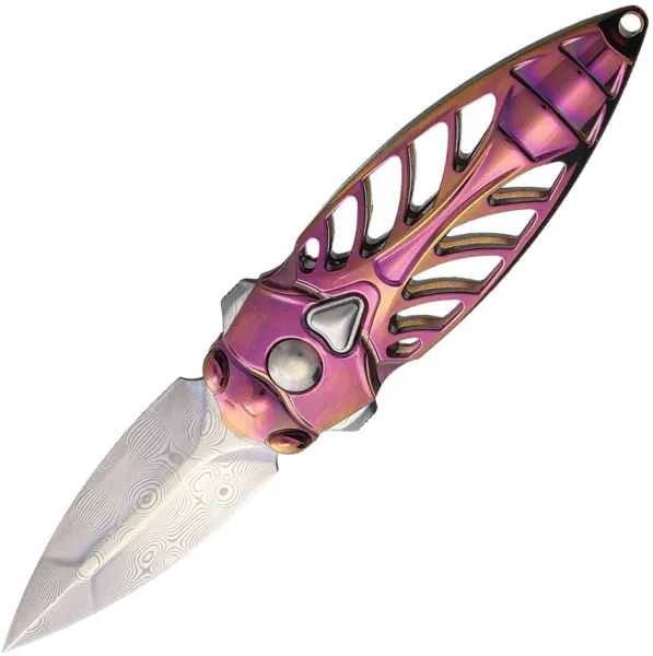 Rike Knife Mini Cicada Flipper Lock Pink RKMCICADAPI