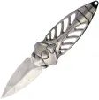Rike Knife Mini Cicada Flipper Lock Gray - RKMCICADAP