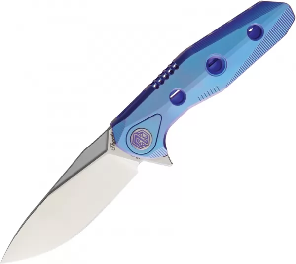 Rike Knife Thor 4 Framelock M390 Blue RKTHOR4SB
