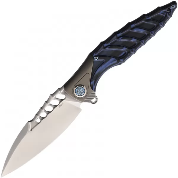 Rike Knife Thor 7 Framelock Black-Blue RKTHOR7BB