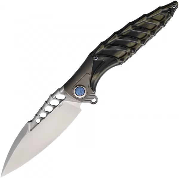 Rike Knife Thor 7 Framelock Black-Green RKTHOR7BG