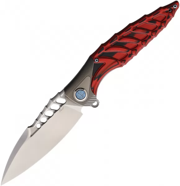 Rike Knife Thor 7 Framelock Black-Red RKTHOR7BR