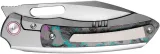 REMETTE Orca Button Framelock Ti-CF RMTORCAJY