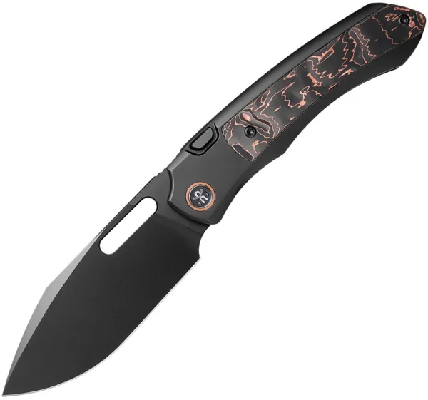 REMETTE Orca Button Framelock Ti-CF RMTORCATB