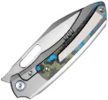 REMETTE Orca Button Framelock Ti-CF RMTORCAUR