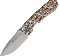 REMETTE Rhino Button Linerlock Orange - RMTRNGD261