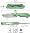 REMETTE Rhino Button Lock Ti Green RMTRNTB4