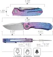 REMETTE Rhino Button Lock Ti Blue RMTRNTB5 REMETTE Rhino Button Lock Ti Blue RMTRNTB5