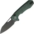 REMETTE Camel Button Linerlock Green - RMTRTCMLE