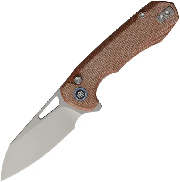 REMETTE Camel Button Linerlock Brown RMTRTCMLF