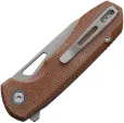 REMETTE Camel Button Linerlock Brown RMTRTCMLF