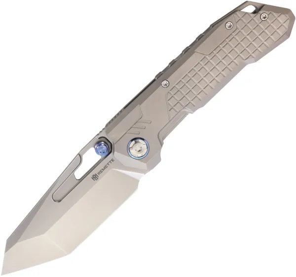 REMETTE Cool Leopard Button Framelock RMTRTKST