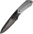 REMETTE Meteor Button Linerlock Ti/CF - RMTRTPTBDL
