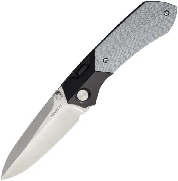 REMETTE Meteor Button Linerlock Ti-CF RMTRTPTBL