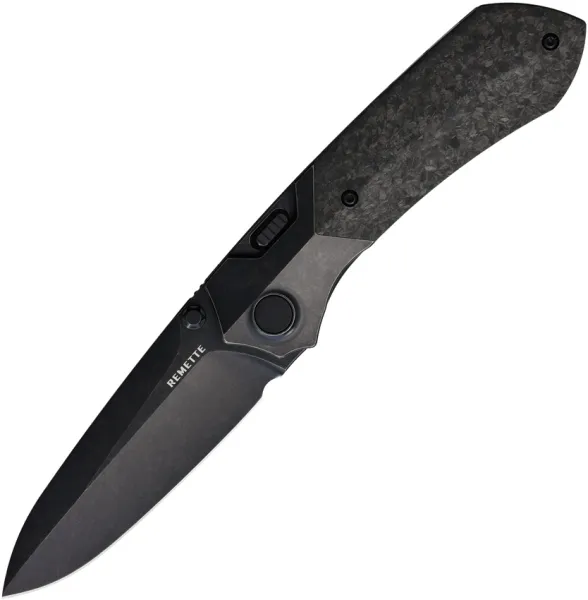 REMETTE Meteor Button Linerlock Ti-CF RMTRTPTELD