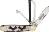 Robeson Gamecock Folder White Etch - ROB632730E