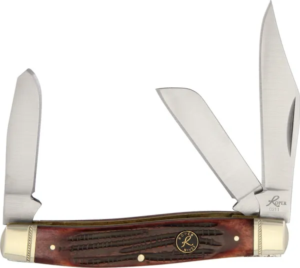 Roper Knives Tobacco Stockman RP0001CTB