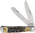 Roper Knives Trapper Burnt Bone - RP0002CBW