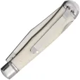 Roper Knives Lockback Trapper White Smooth RP0005CWB