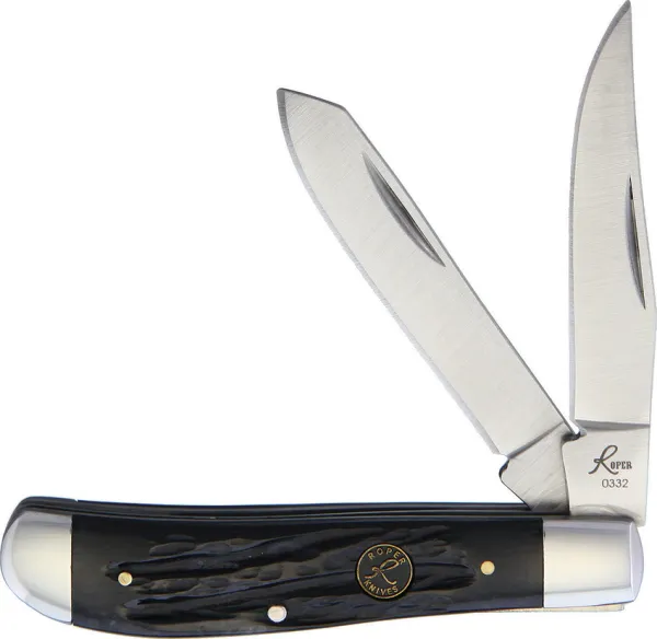 Roper Knives Trapper Black Bone RP0008CBK